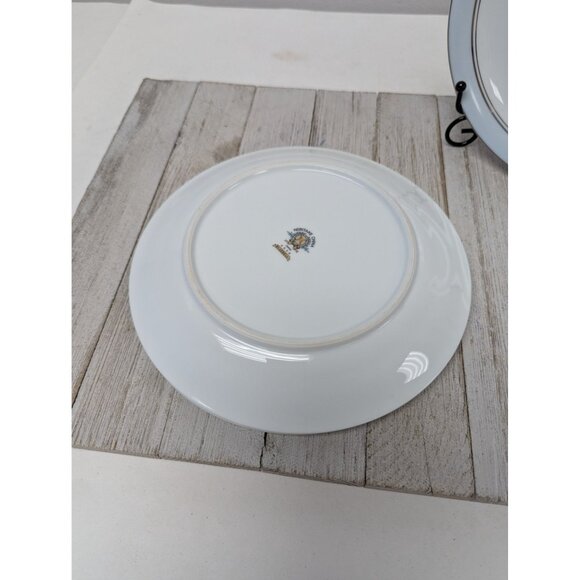 Set Of 4 Noritake Bluebell Salad Luncheon Plates 5558 Fine China - Picture 7 of 10